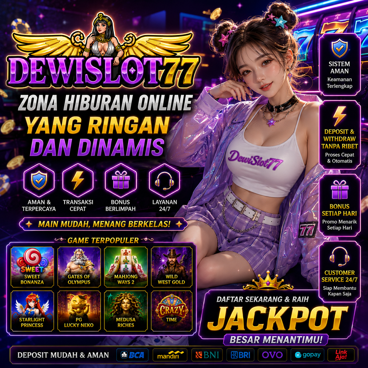 DewiSlot77 | Zona Hiburan Online yang Ringan dan Dinamis